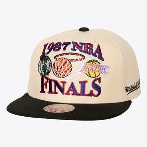 Lakers Vs. Celtics 1987 NBA Finals Remix SnapBack HWC Mitchell & Ness